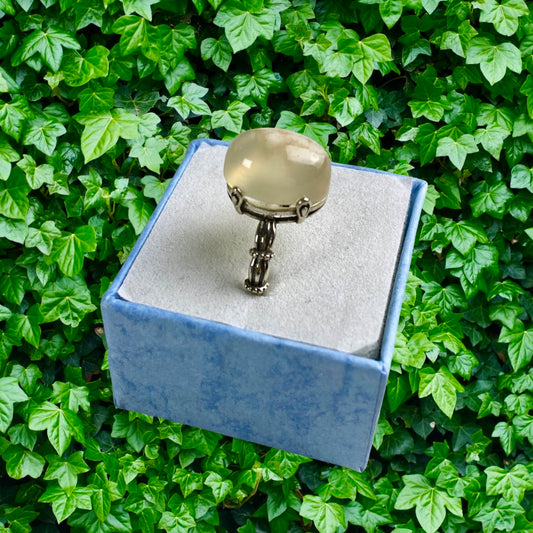 Bague Agate fleurs 🌸