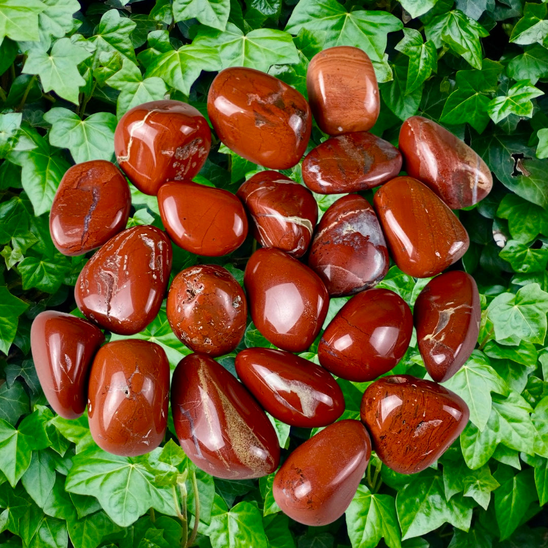 Pierre roulée Jaspe rouge ❤️