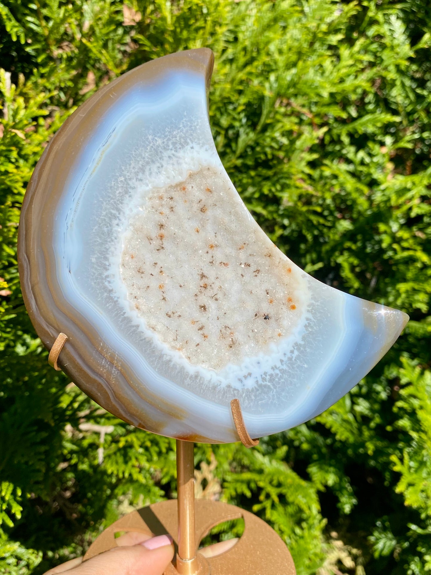 Lune 🌙 Agate drusée
