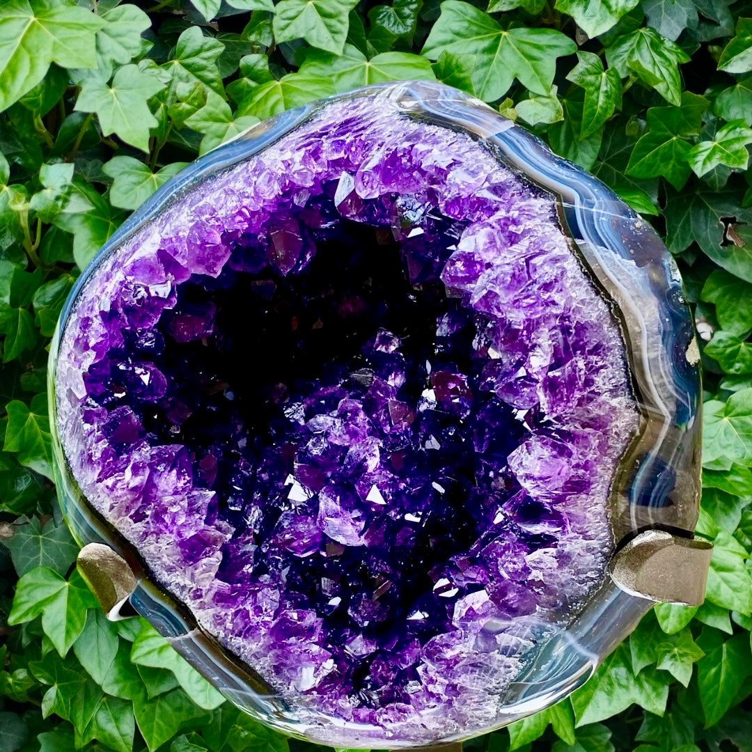 Améthyste Uruguay / agate blue lace ✨
