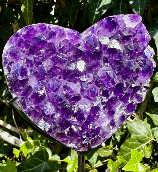 Coeur 💜 Améthyste Uruguay 🇺🇾