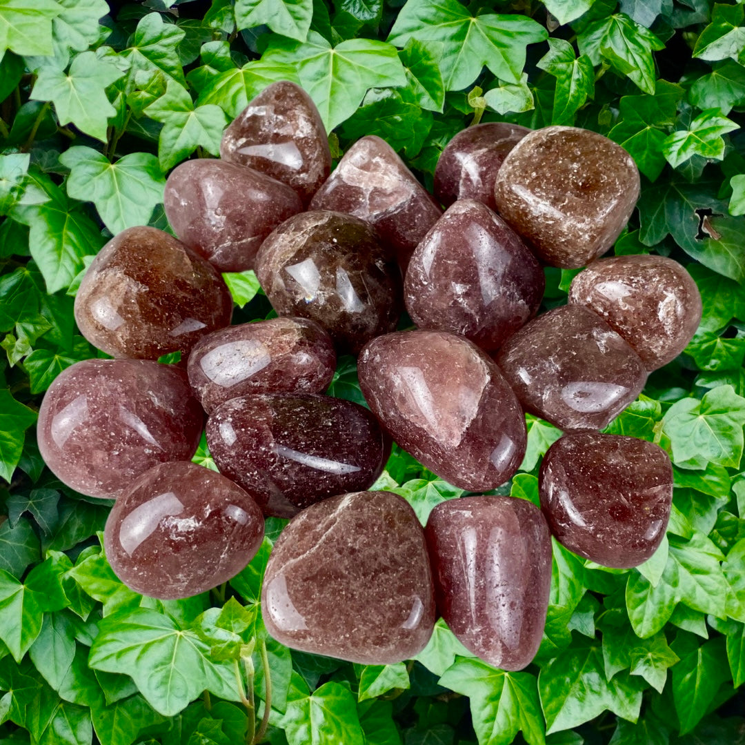 Pierre roulée Quartz fraise 🍓