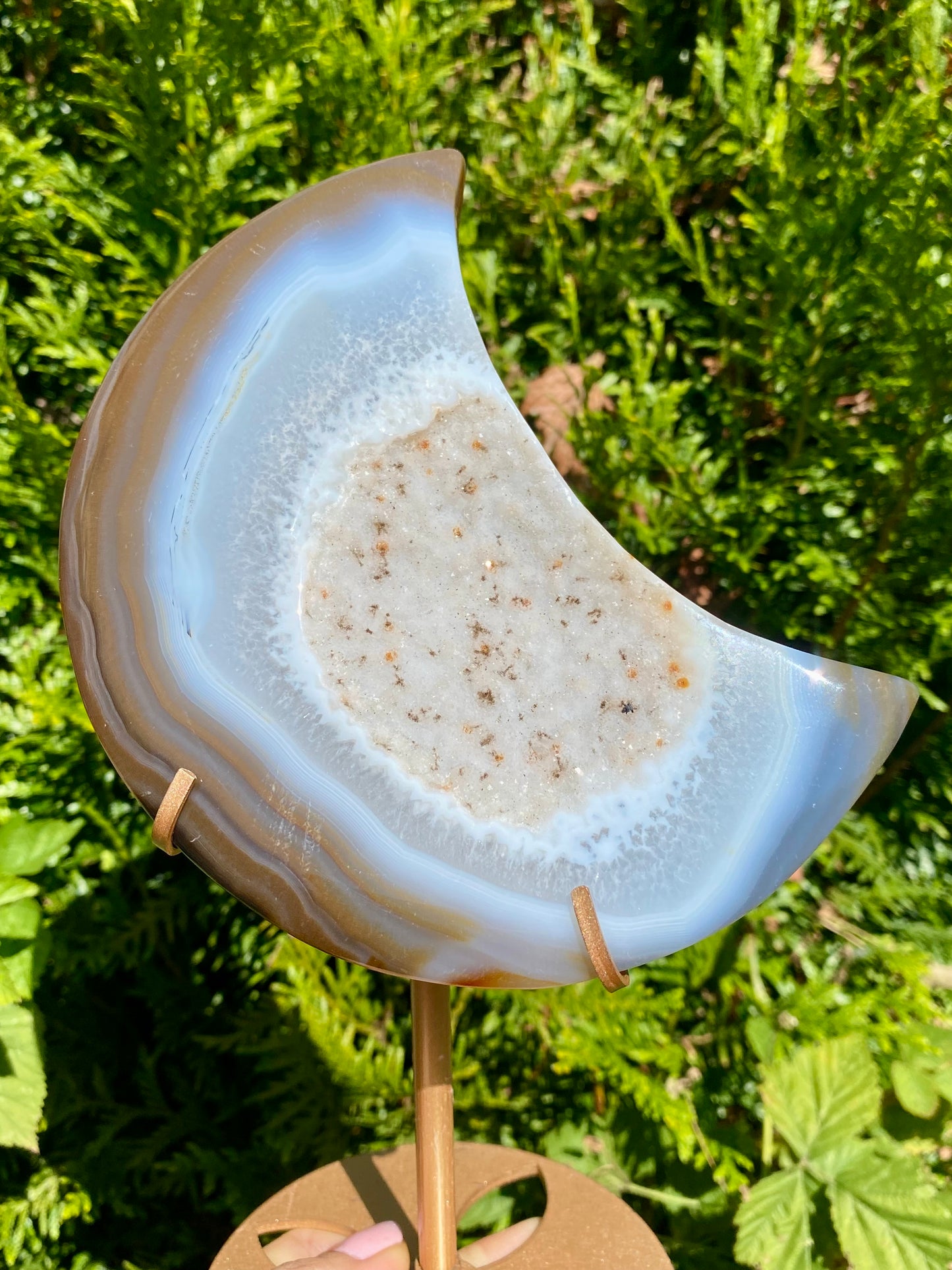Lune 🌙 Agate drusée
