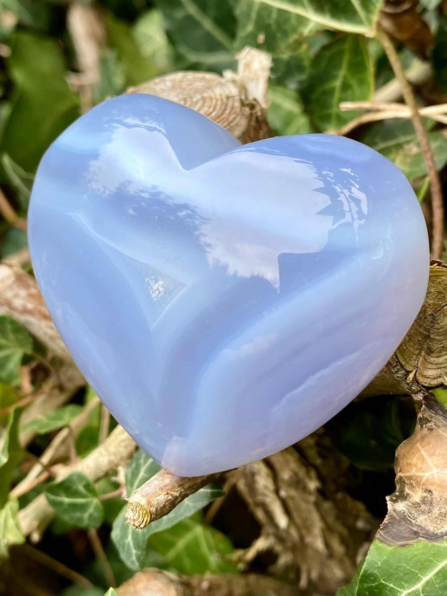 Coeur Agate Blue Lace 🩵