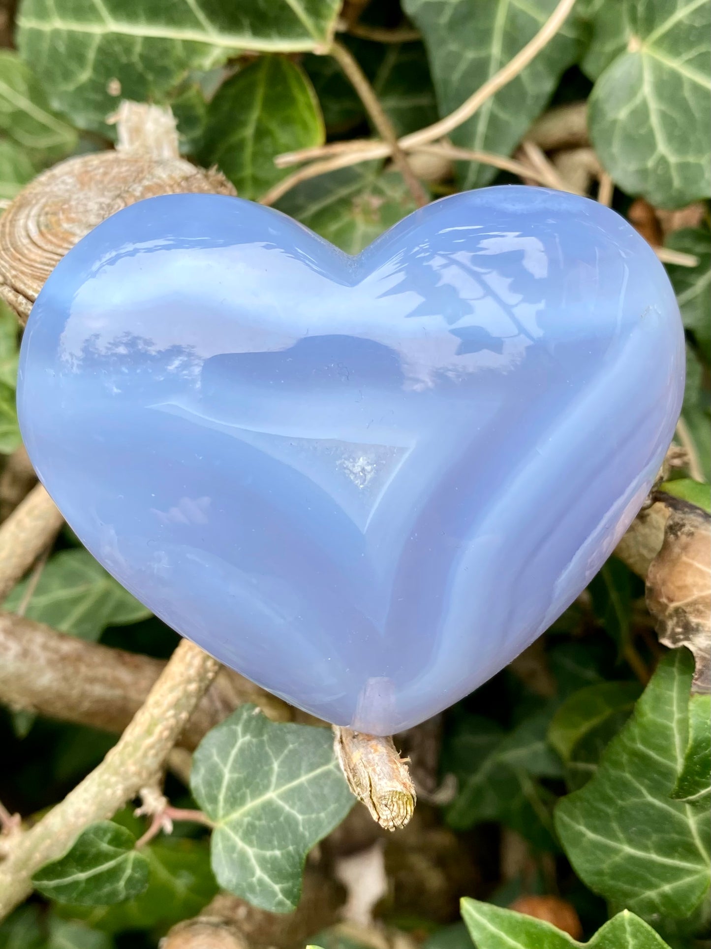 Coeur Agate Blue Lace 🩵