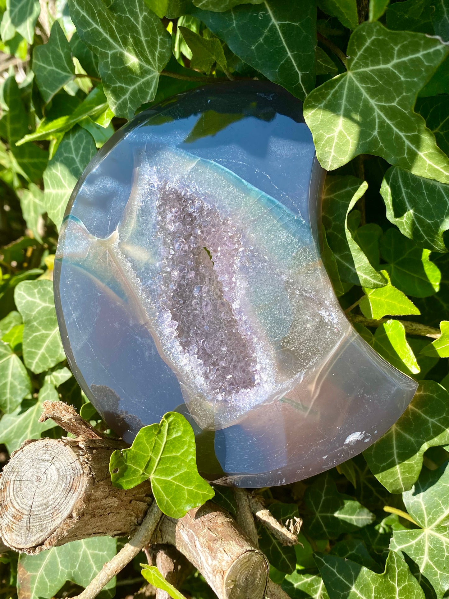 Lune 🌙 agate ✨ améthyste 💜