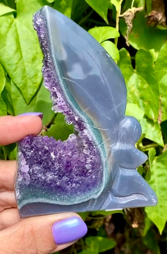 Fée 🧚🏼‍♀️ agate ✨ améthyste 💜