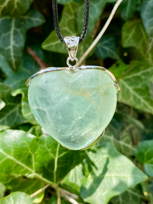 Pendentif 💚 fluorite verte
