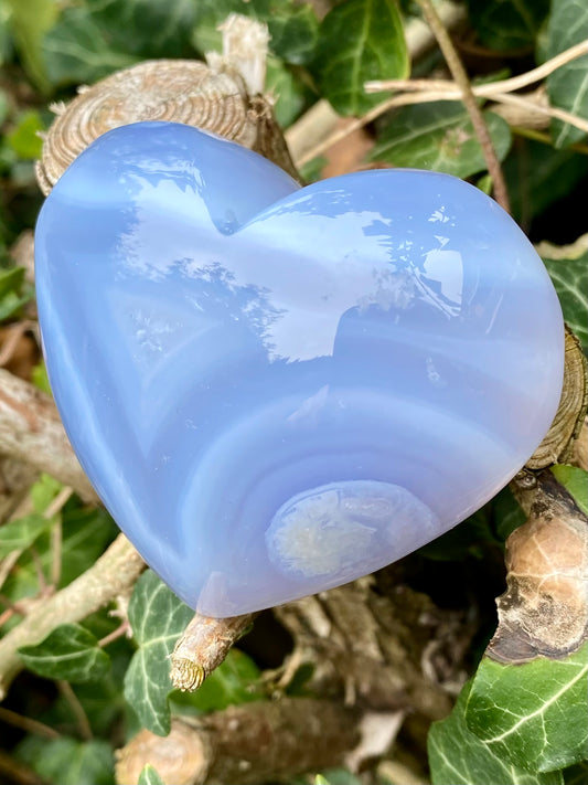 Coeur Agate Blue Lace 🩵