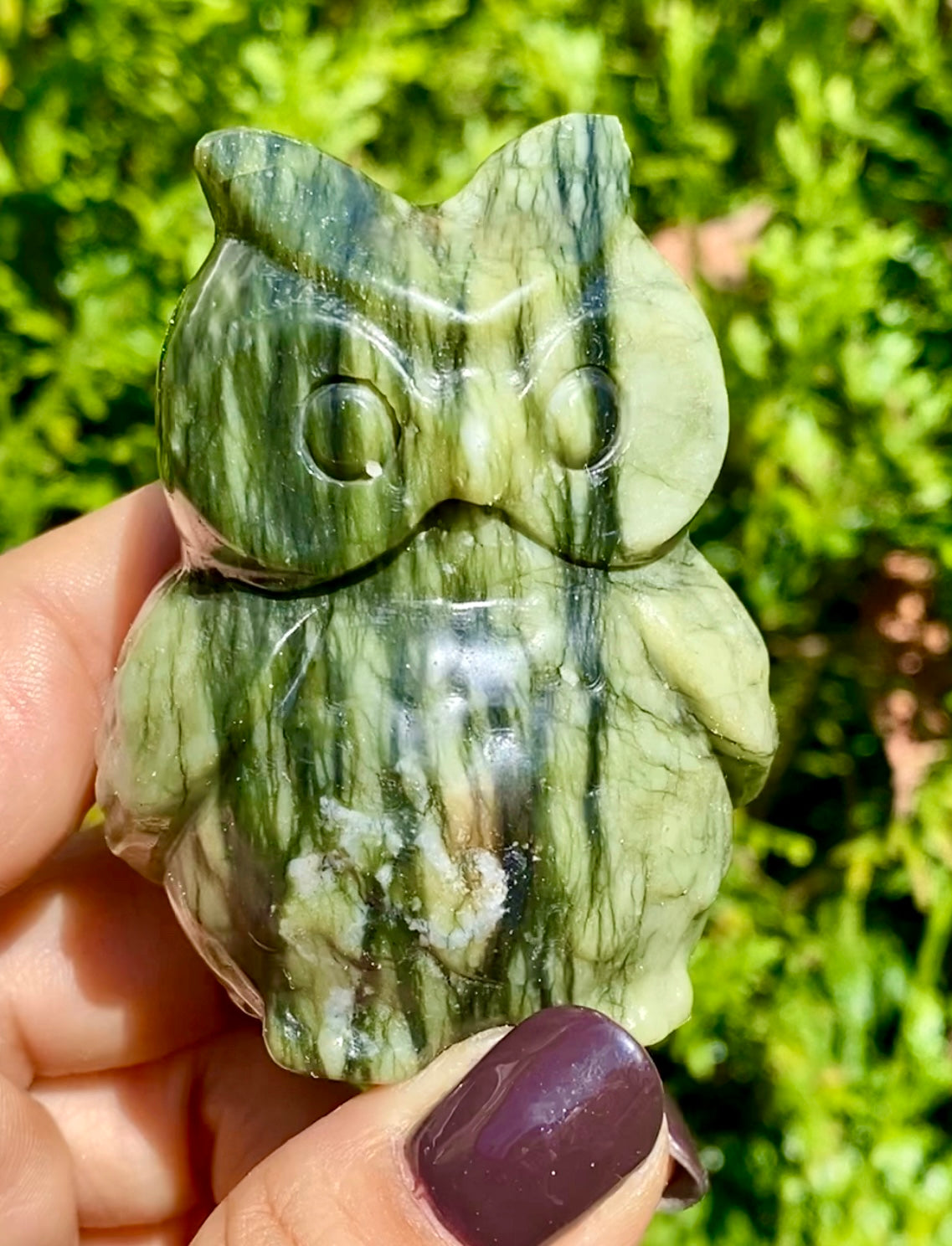 Hibou 🦉 Jade vert