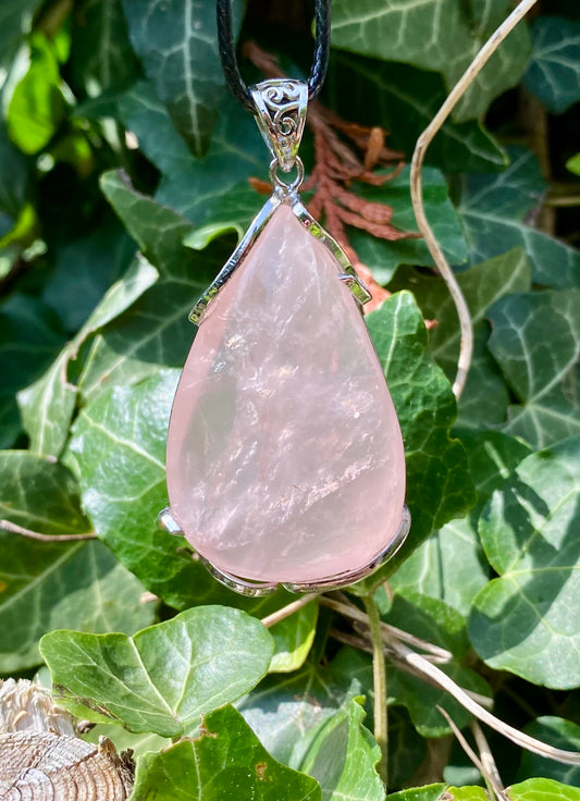Pendentif Quartz rose 💖