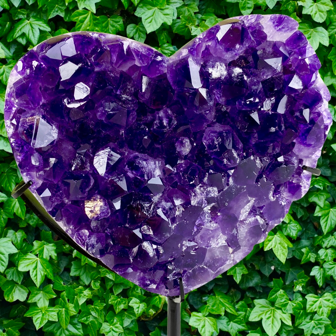 Coeur 💜 Améthyste Uruguay 🇺🇾