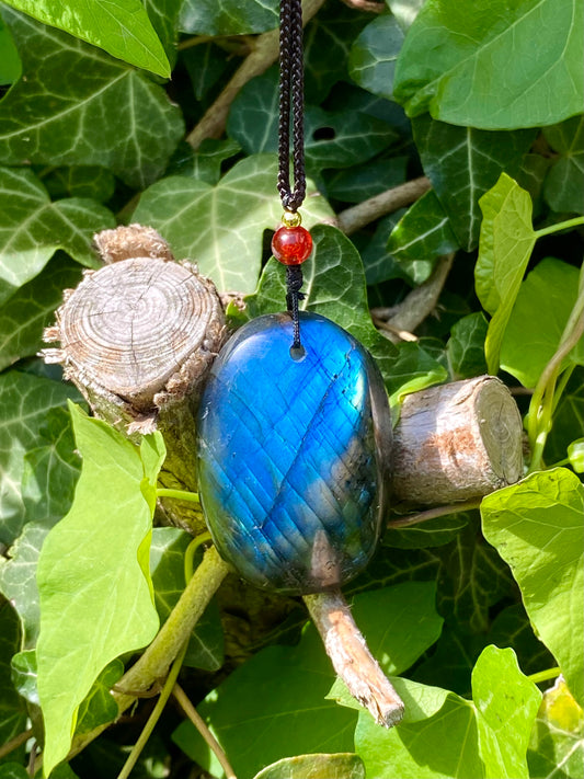 Collier Talisman labradorite 🧿