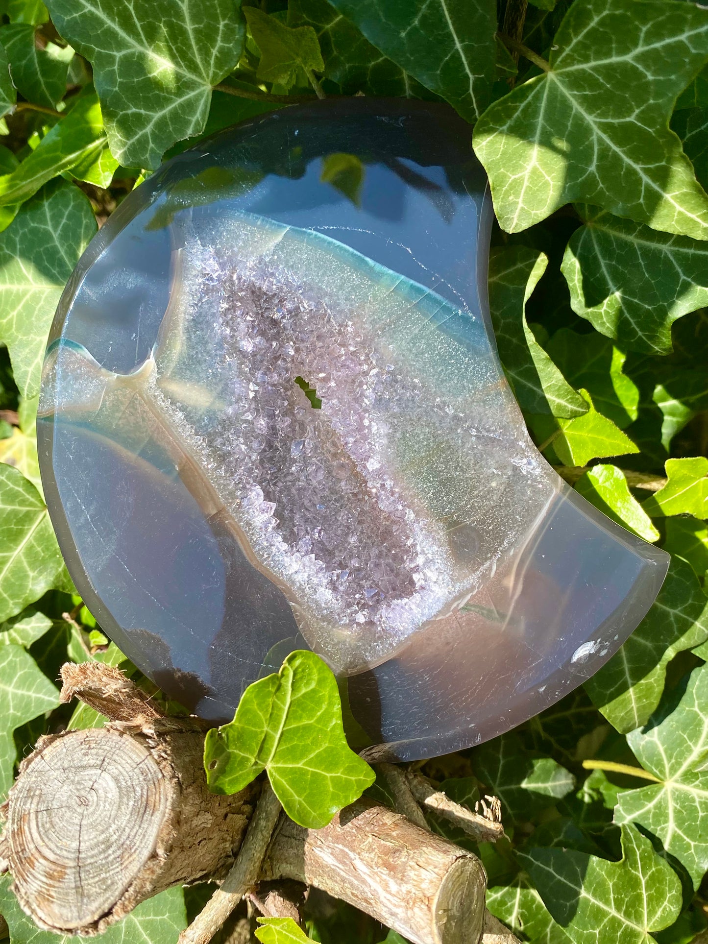 Lune 🌙 agate ✨ améthyste 💜