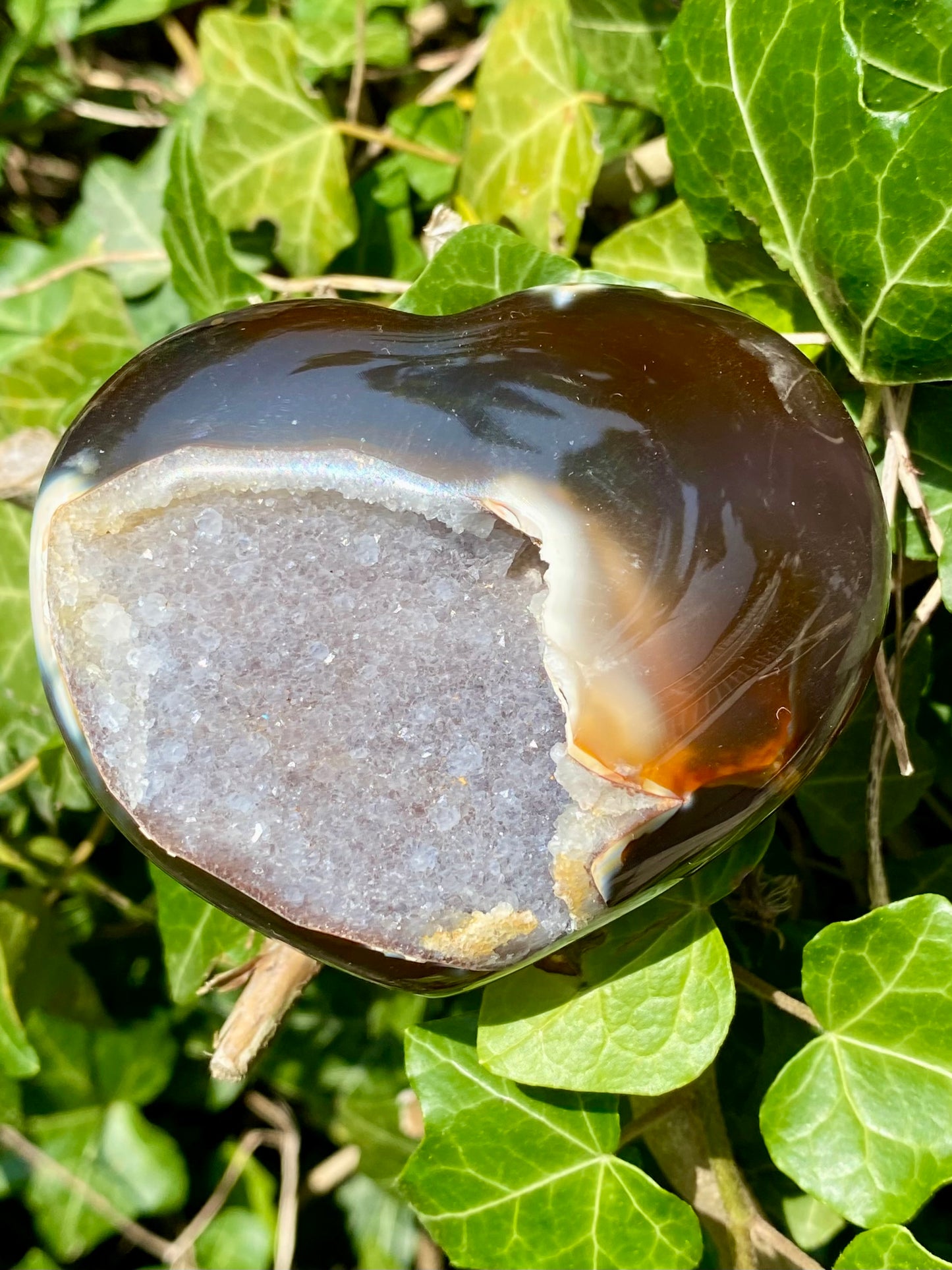Coeur Agate & Améthyste