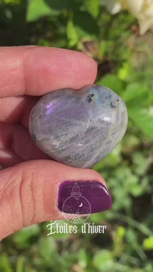 Coeur Labradorite 💜